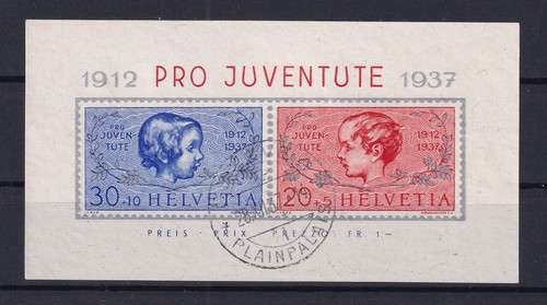 Briefmarken schweiz minr - briefmarken, bl