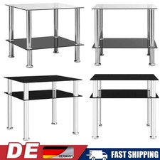 Beistelltisch Hartglas