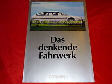 CITROEN GSA + CX Hydropneumatik das denkende Fahrwerk Prospekt Brochure von 1982