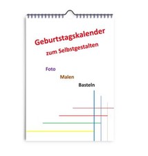 Geburtstagskalender DIN  A4