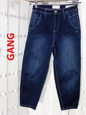 GANG Designer DENIM Hose Jeans INDIGO Blau 94SILVIA Jogger Size 26 BALLON FIT