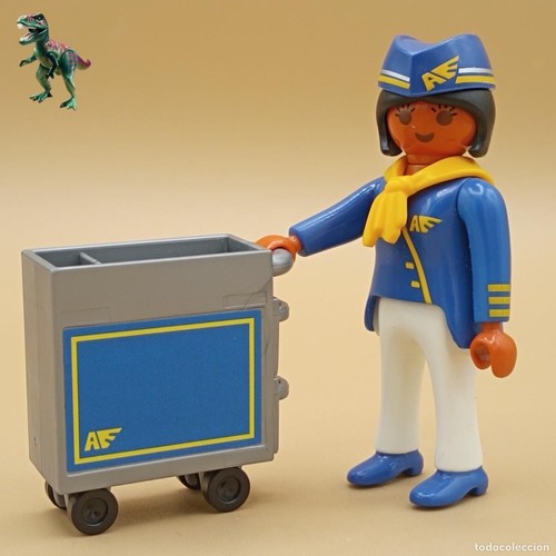 Playmobil-Figur-Stewardess-Flu