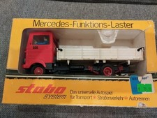 Stabo Car System Mobil Mercedes 608 LP Kipper 1:32 Ovp Rot/Weiß 