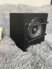 JBL Stage 800BA 8" 200W Aktiv Subwoofer + JSD-520 Autoradio Bundle - Deep Bass