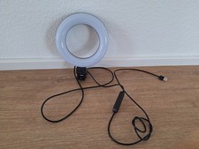 Ringlicht Videokonferenz Licht Ringleuchte Ringlampe mit Klemme ca. 16cm hell 