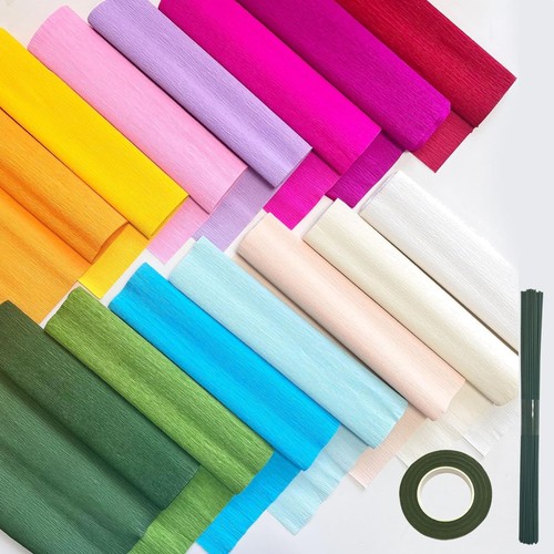 Krepppapier bastelset 14 - bastelset:,