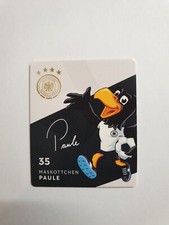 Rewe DFB Sammelkarten 2022 Nr. 35 Maskottchen Paule Neu Zustand 