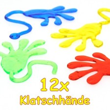 12 Klatschhände Klatschand Glibberhand  Kindergeburtstag Kinder Mitgebsel Party