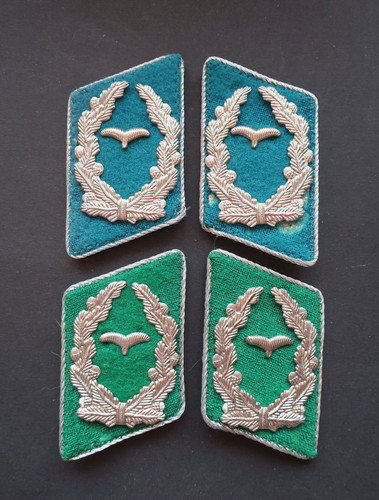 Ddr nva paar kragenspiegel - ddr,