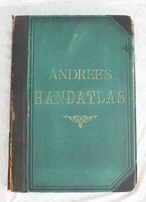 ANDREE´S HANDATLAS 1881 Erste Auflage