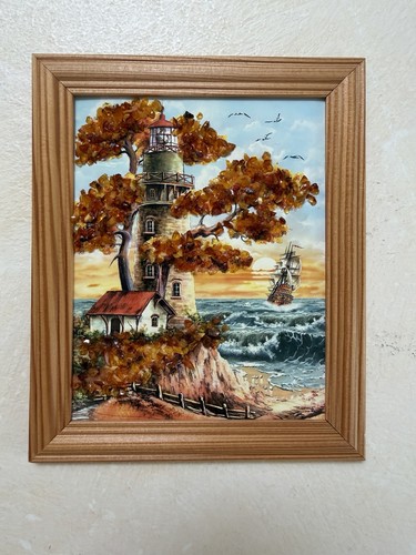 Bernsteinbild bilderrahmen - bernsteinbild,