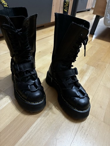 Martens biker lederstiefel - dr.,