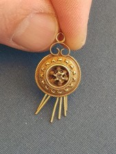 Antik 18k Gold Anhänger um