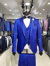 Königsblau Herrenanzug