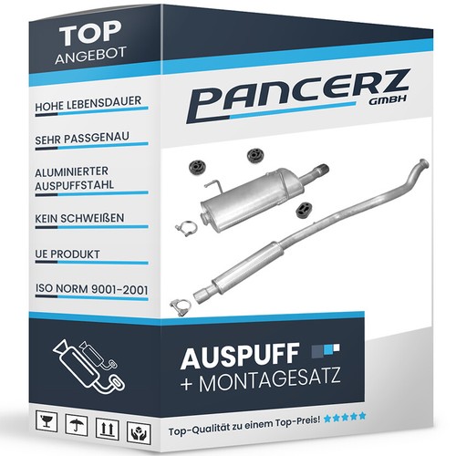 Auspuffanlage für peugeot - auspuffanlage, 206