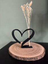 Deko Herz Trockenblume