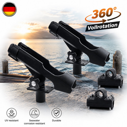 Drehbarer angelrutenhalter - drehbarer,