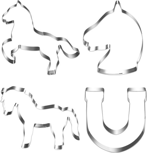 Pferd keksausstecher set tlg - keksausstecher, 4-tlg