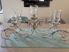 Chic Antique Französischer Kerzenhalter 5 Armig Metall
