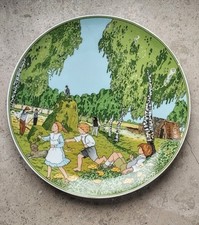 HEINRICH Villeroy & Boch Porzellan Wandteller "Heuernte" Germany. Ø 25 cm. 