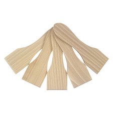 16x Raclette Schieber Set aus Buchenholz-Raclette-Schaber - Racletteschaber