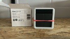 Gira 516130 KNX Taster-Busankoppler WG AP 2-fach mit 1-Punkt-Bedienung