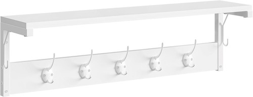 Wandgarderobe mit haken und - 7,