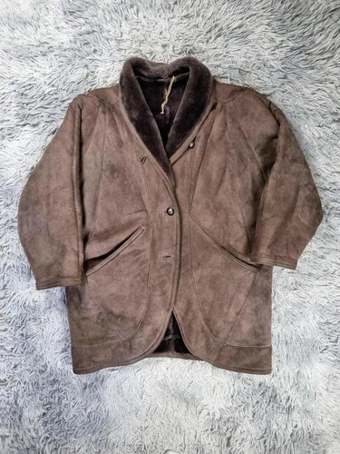 Vintage shearling mantel fell - vintage,