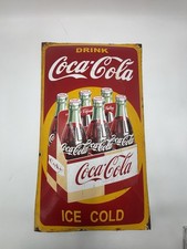 Original Coca Cola Emailschild