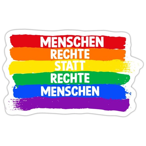 Menschenrechte statt rechte - menschenrechte,