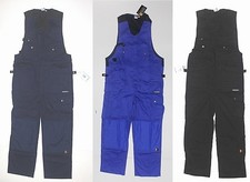 Arbeitsoverall Overall Hose Arbeitskleidung Roughnecks Blau Schwarz Gr 44 - 64
