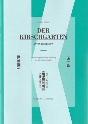 Programmheft anton tschechow - programmheft,