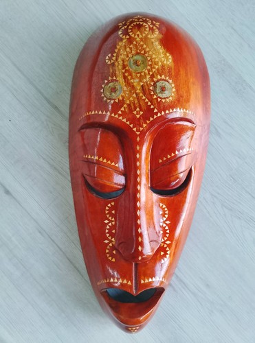 Maske afrika holz wanddeko - maske,