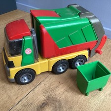 Spielzeug Auto Mülllastwagen BRUDER Roadmax Garbage Truck Kippkörper Mülleimer