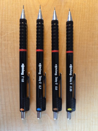Rotring tikky set 0mm - 1.0mm,