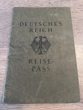 Reisepass Deutsches Reich 1935  Frankfurt am Main voll gestempelt Ind.Kaufmann