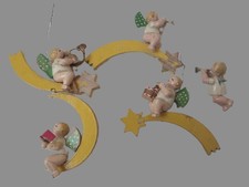 Wendt  Kühn  5 X Schwebe Engel Christbaumschmuck - Erzgebirge - Bastlerstücke