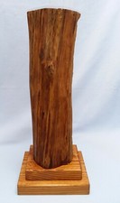 Holz Skulptur Dekoration Baumstamm "Schlehe" Fuß Duklasie C 676