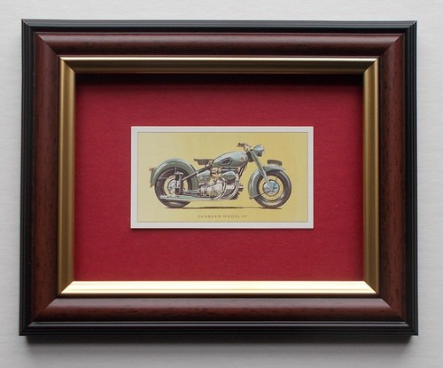 Motorrad bild gerahmt - bild,
