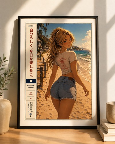 Anime girl poster japanischer - girl,