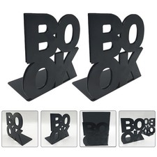  2 Pack Buchstützen Metall