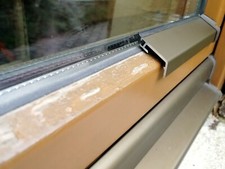 Flügelabdeckprofil für Holzfenster Schutzleiste Wetterschutz Muster