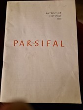 Programm Parsifal Bayreuther