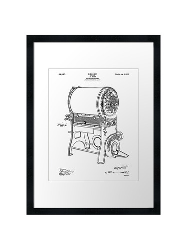 Kaffeerösterei vintage patent - kaffeerösterei,