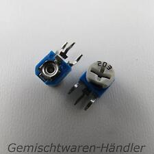 2x 2000 OHM stehend Trimmer Poti Trimmpoti Drehwiderstand Potentiometer 2 k 