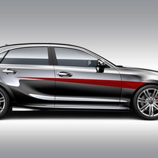 Seitenstreifen Set Zacken