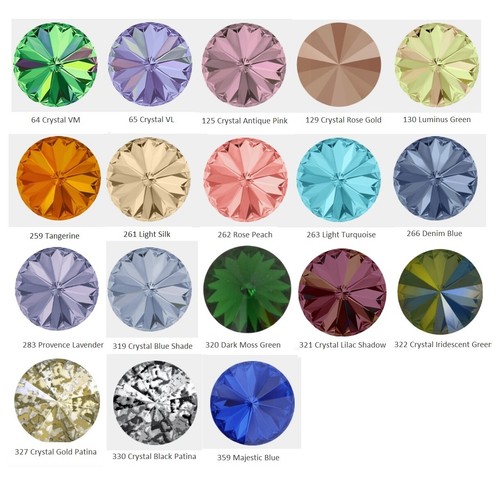 10mm rivoli swarovski kristall - 10mm,