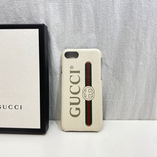 Gucci Hülle für iPhone 8 mit Logo Print 549078 113128665