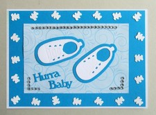 Karte zur Geburt Taufe Baby