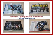 Buell XB12S Lightning mit 101PS Literaturpaket - 7 komplette Zeitschriften